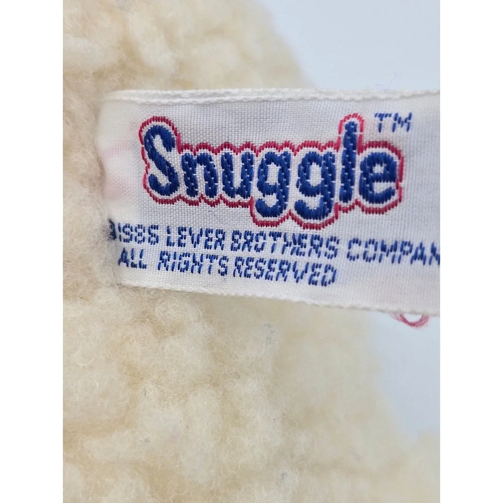 Vintage 1986 Snuggle Bear Plush Russ Berrie Lever Brothers Cream Teddy Bear 3146